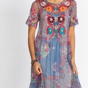 Johnny Was® Calliope Mesh Dress size M
